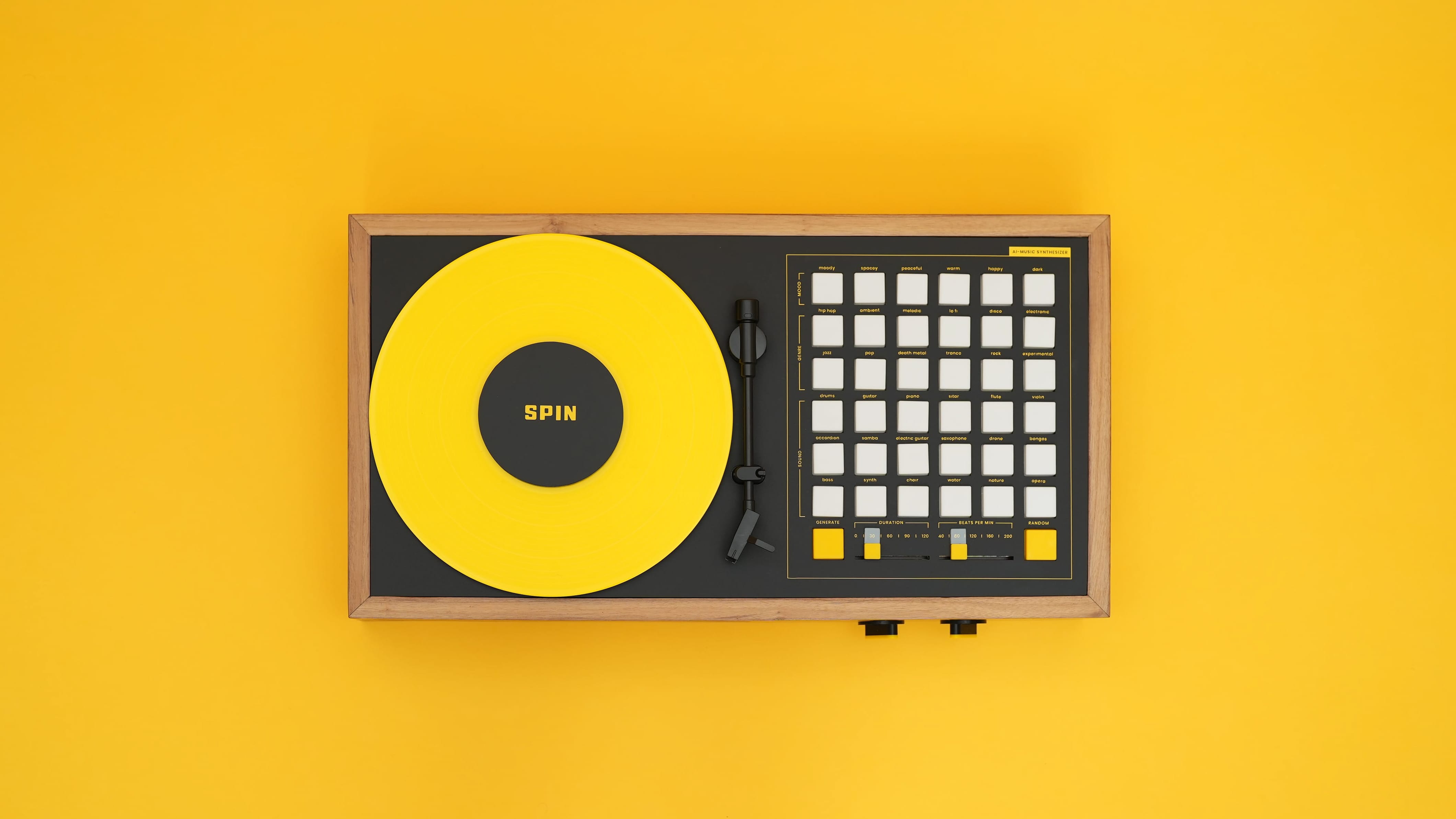 Spin AI music synthesizer image