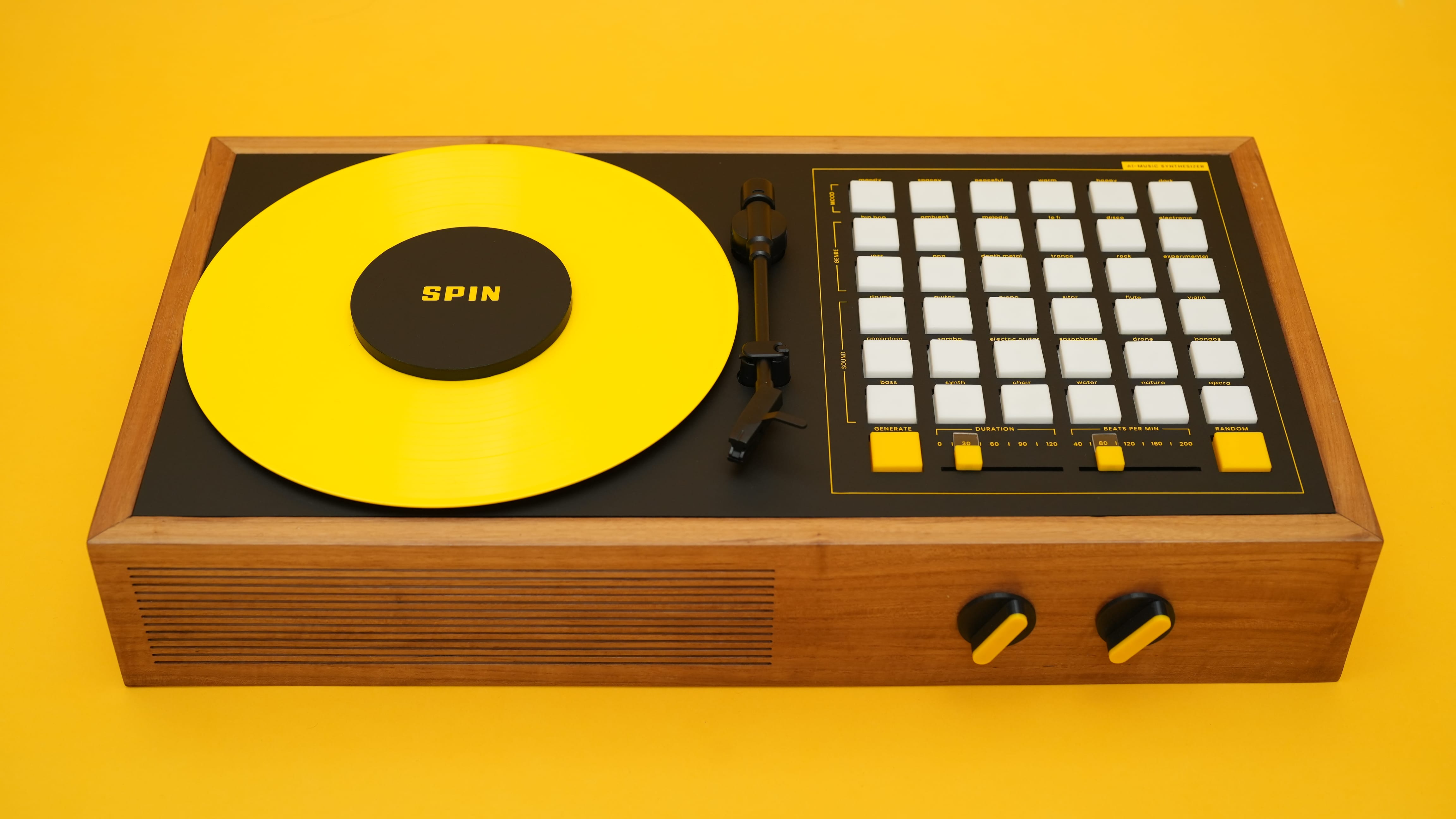 Spin AI music synthesizer image